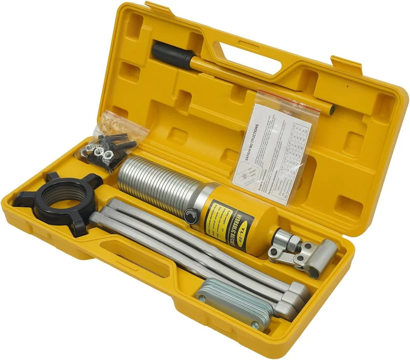 20T Hydraulik Abzieher, Max 19.5CM Reichweite 3 Backen Hydraulischer Lagerabzieher 360° Drehbarer Gr