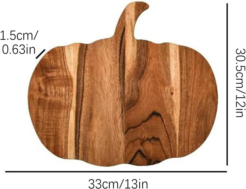 Charcuterie-Holzbretter, Küchenschneidebrett - Kürbisförmiges Serviertablett für Halloween - Küchen-