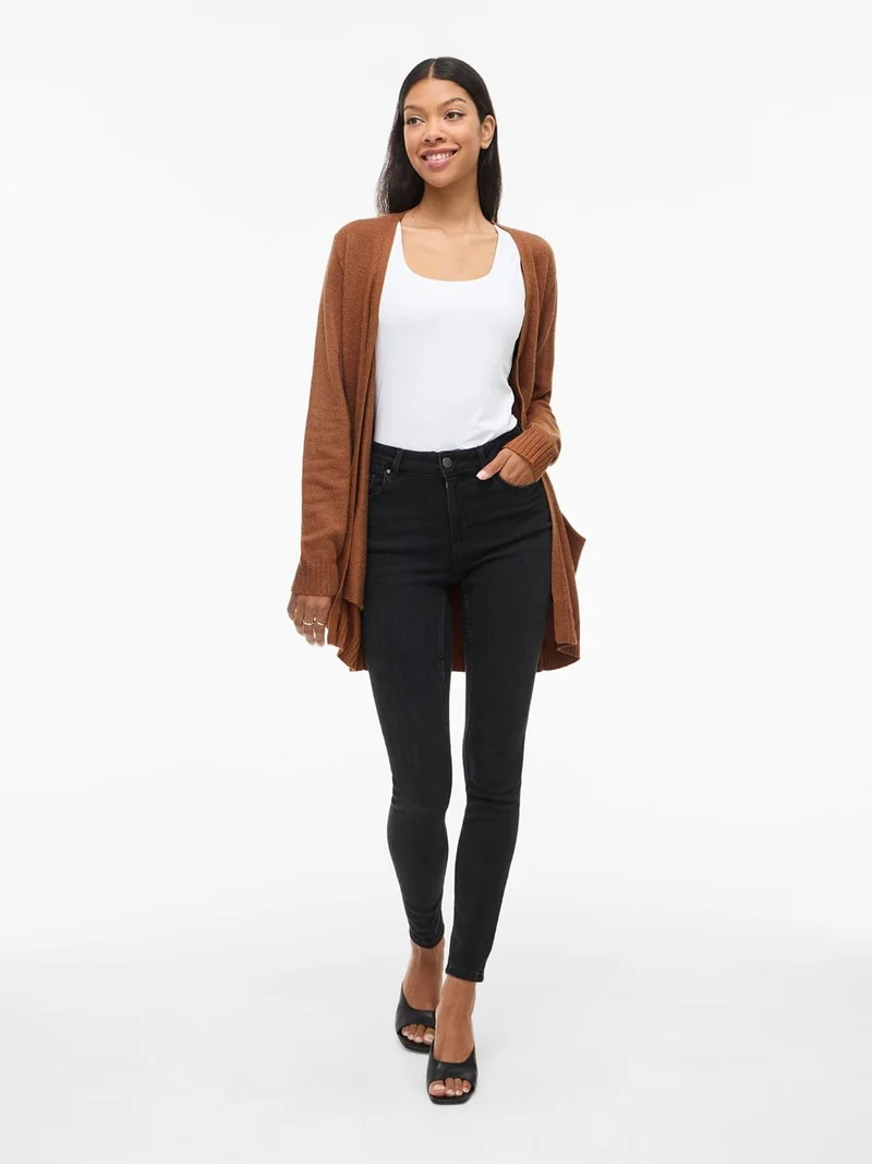 Vila Female Strickjacke VIRIL Basic Strick XS Argan Oil1, XS Argan Oil1