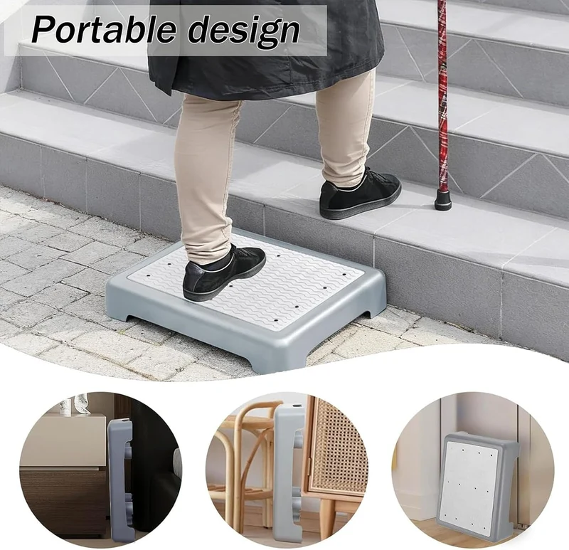 rutschfest Halbstufe 9cm, Trittstufe Indoor & Outdoor Tritthocker,Bis 220kg