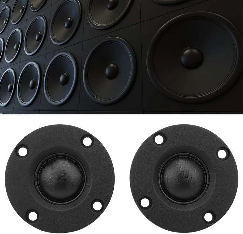 Eujgoov 2pcs 2 Zoll Einheit Audio -Hochtöner Stereo -Lautsprecher Horn 6ω 30W HiFi -Lautsprecher Dop