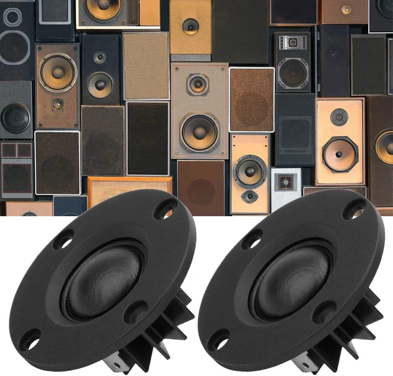 Eujgoov 2pcs 2 Zoll Einheit Audio -Hochtöner Stereo -Lautsprecher Horn 6ω 30W HiFi -Lautsprecher Dop