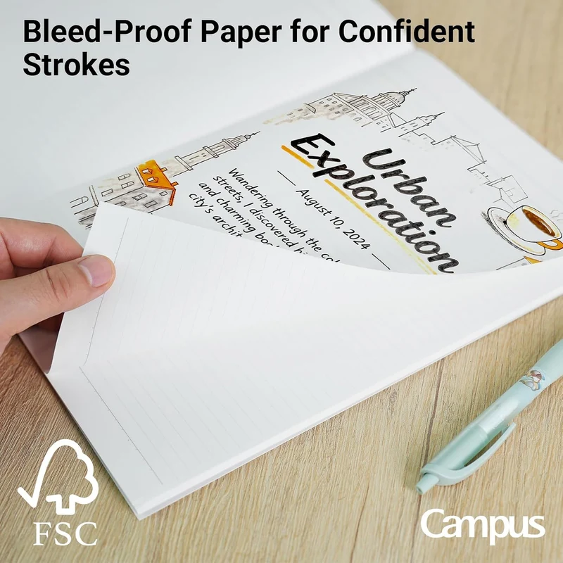 5 books Pakkuno-3A x 5 Kokuyo S & T campus A ruled notebook (japan import) Semi-B5 30 sheets 5 pack