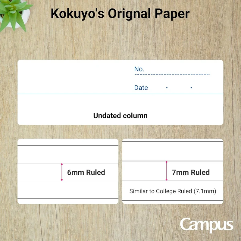 5 books Pakkuno-3A x 5 Kokuyo S & T campus A ruled notebook (japan import) Semi-B5 30 sheets 5 pack