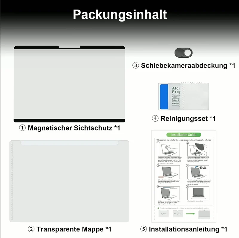 Magnetischer Blickschutzfilter für MacBook (13.5 Zoll Surface 5/6), 13.5 Zoll Surface 5/6