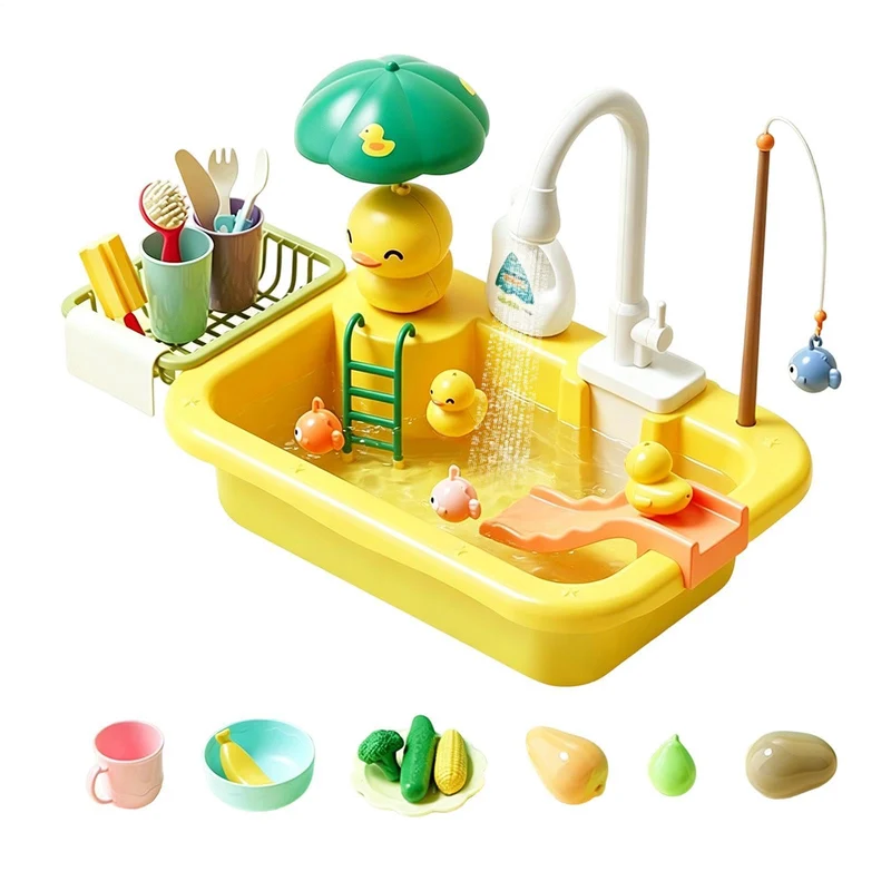 Generisch Wasserspieltisch,Outdoor-Spielzeug | Küchen Spielspüle Spielzeug,für, Mädchen, Vorschulkin