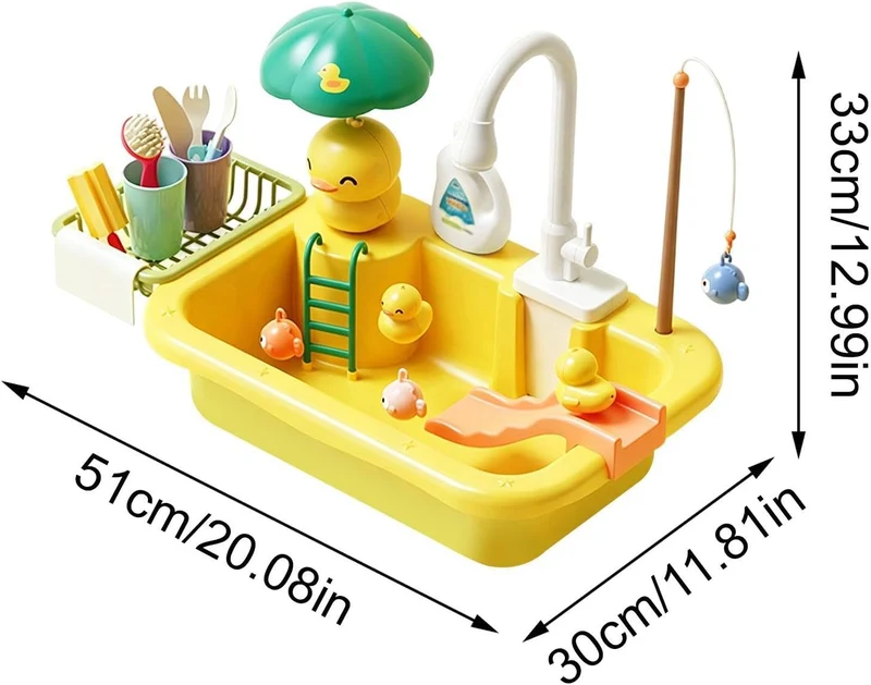 Generisch Wasserspieltisch,Outdoor-Spielzeug | Küchen Spielspüle Spielzeug,für, Mädchen, Vorschulkin
