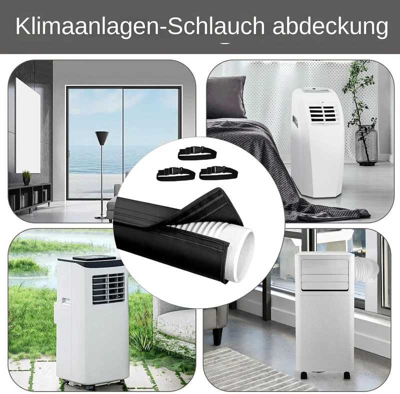 Tragbare Klimaanlagenschläuche Isolierhülle, Isolierte Klimaanlagenschlauchhülle, Portable Air Condi