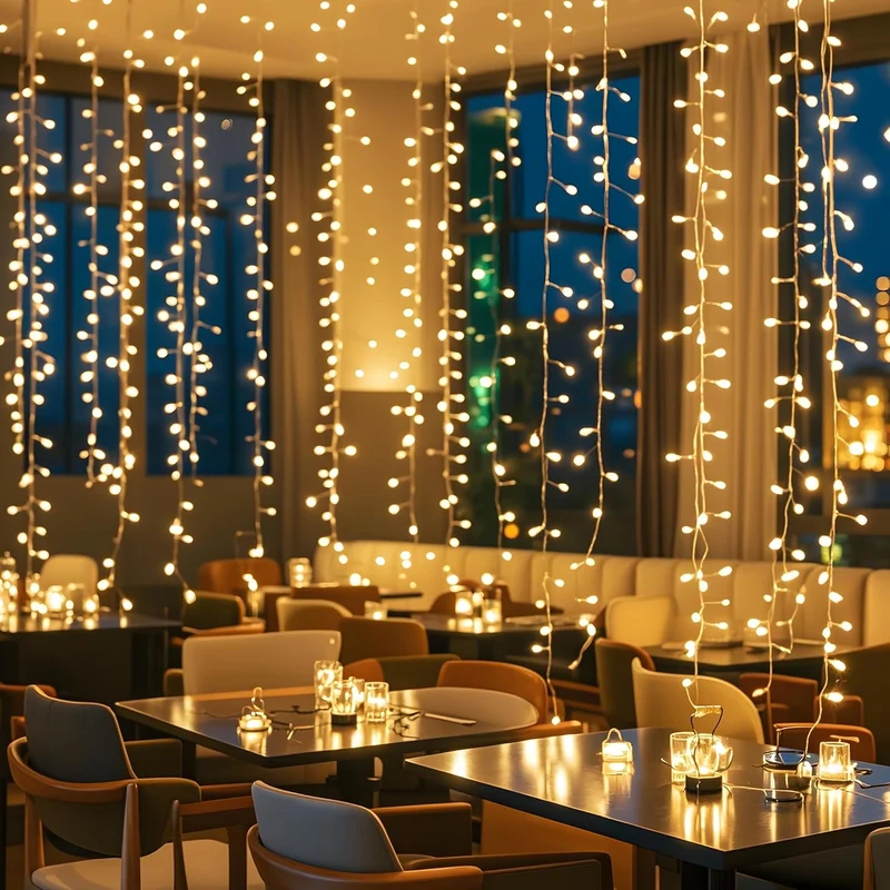 UISEBRT LED Lichterkette Aussen 30M 300Led, Weihnachtsbeleuchtung für Aussen und Innen mit 8 Modi IP