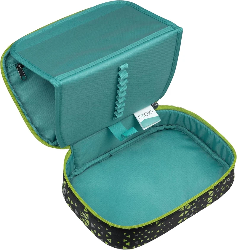 neoxx Schlamperbox Dunk Code Breaker, 26 Stiftschlaufen Grün, Grün