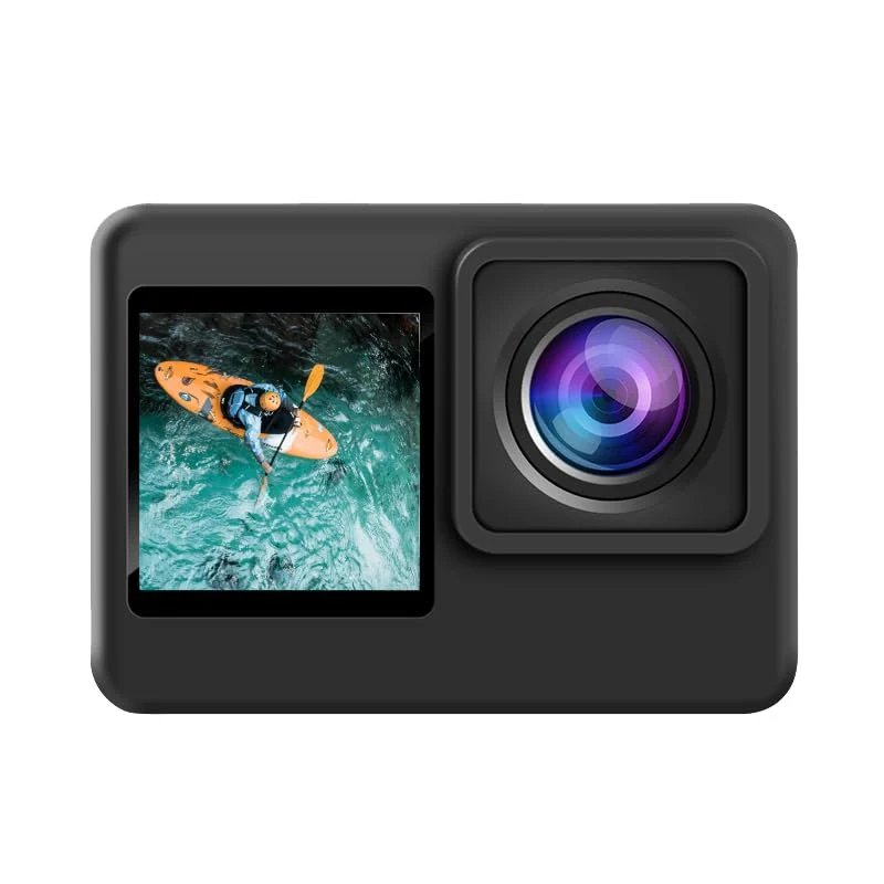 Action Cam FHD 1080P Dual-Screen Unterwasserkamera | wasserdicht bis 40M, Actionkamera mit 2×1050-mA