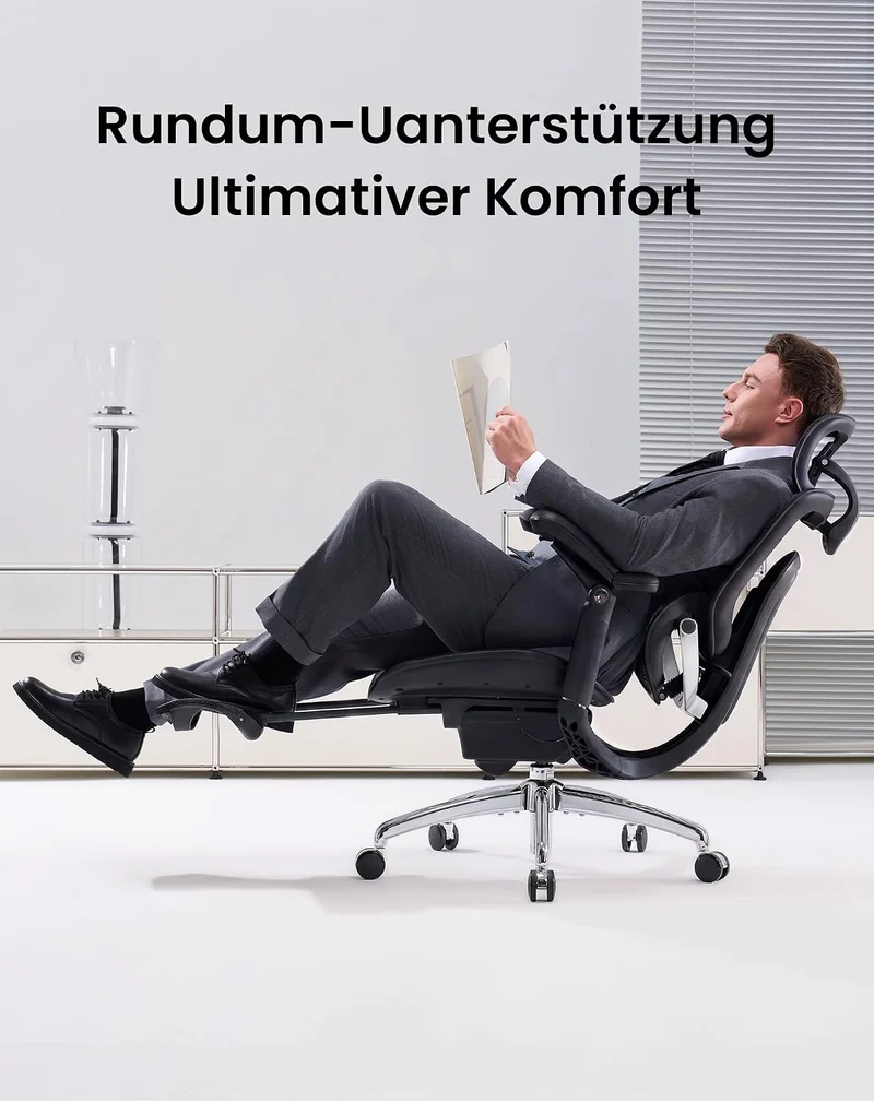 SIHOO Doro C300 Pro V2 Ergonomischer Bürostuhl, Adaptive Unterstützung | 8D Armlehnen, Atmungsaktive