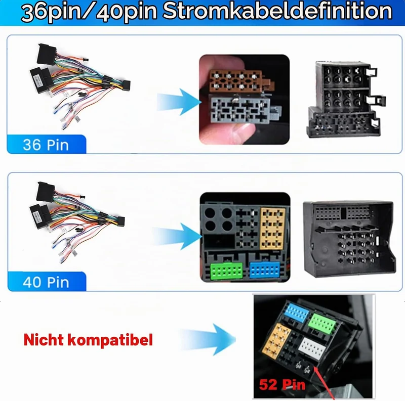 Hodozzy Autoradio für VW Passat Golf Seat Altea Skoda Octavia mit Wireless Carplay Android Auto,7 Zo