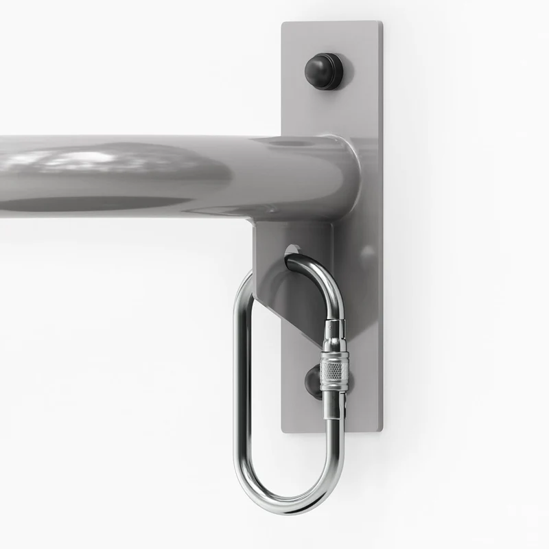 Wand Klimmzugstange, aus Stahl, pulverbeschichtete Pull-Up Bar mit 30 mm Griffdurchmesser, stabile W