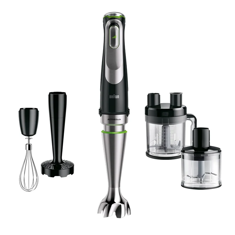 Braun MQ9187XLI MultiQuick 9 Handmixer, XL Küchenmaschine, Active PowerDrive-Technologie, Multifunkt
