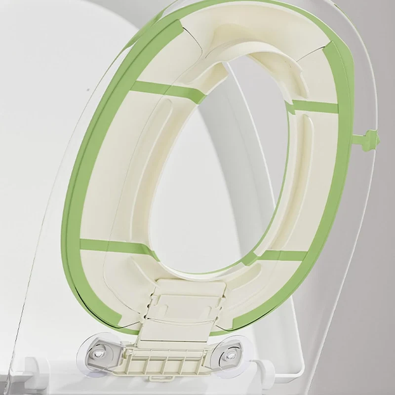 Toilettentrainingssitz Tragbare Faltbare Universelle Saugnapf-Auflage | Töpfchentraining Toilettensi