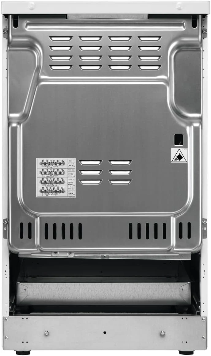 AEG Standherd mit Glaskeramik-Kochfeld, 50cm, A, 1 Paar Teleskopschienen, Bräterzone, Mehrkreiskochz