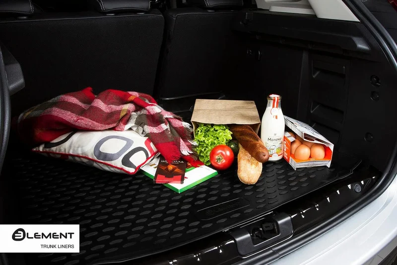 Passgenaue Element Kofferraummatte für Nissan Navara Double Cab, 2010-2015, 1 TLG. Kofferraum NISSAN