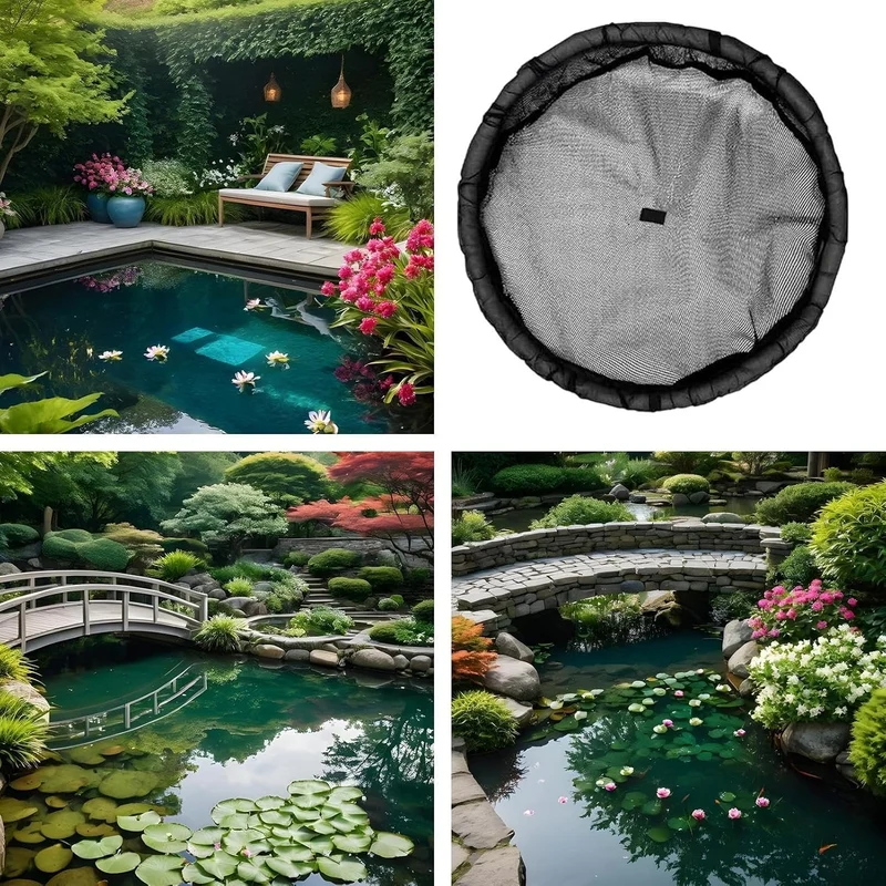 Aquarium Barriere für Schwimmpflanzen Rundes schwimmendes feinmaschiges | Gartenpflanzen-Schutz Teic