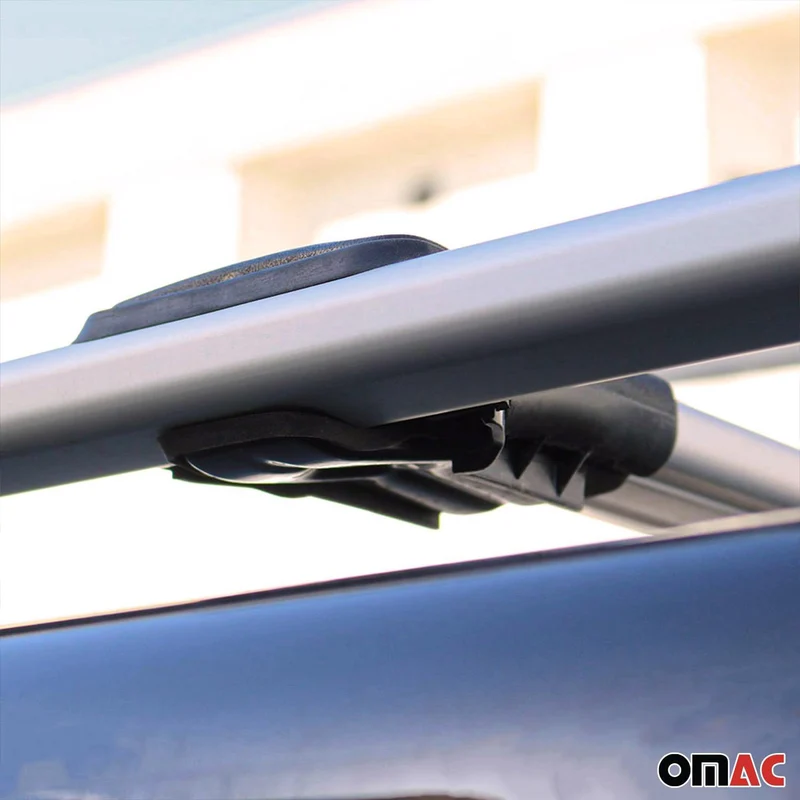 OMAC Aluminium Dachträger Querträger für Dacia Jogger 2022-2026 – Max. 75 kg – 2 Stangen Silber