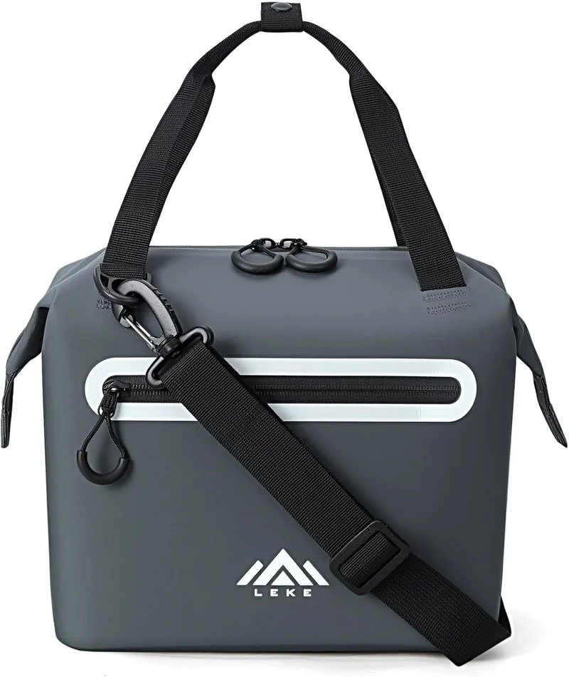 Lekesky Kühltasche Klein 12L – Wasserdicht & Leckgeschützt, Isolierte Lunchtasche für Unterwegs, Tra