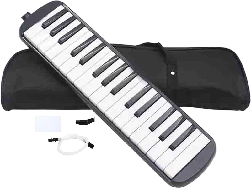 Melodica-Röhre, Melodica-Instrument für Kinder - Talk Box Instrument Air Piano Tastatur mit Doppelrö