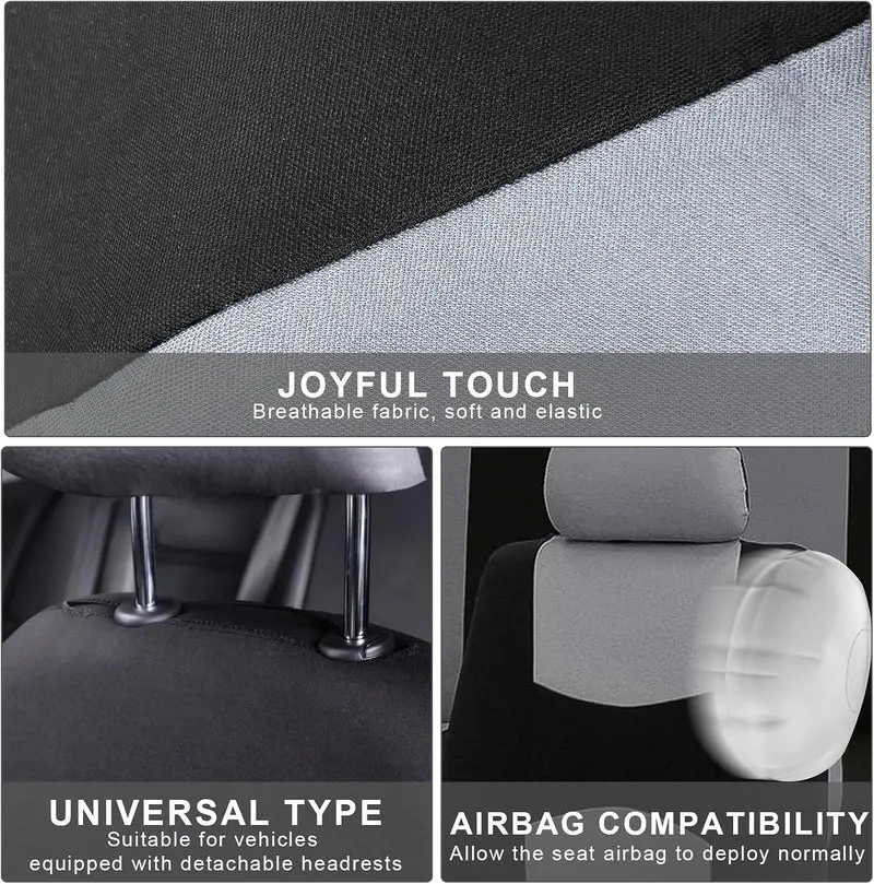 Bocguy Universal Autositzbezüge Set, 5-Sitze Schonbezüge für Autositze | Universal Schonbezüge für A