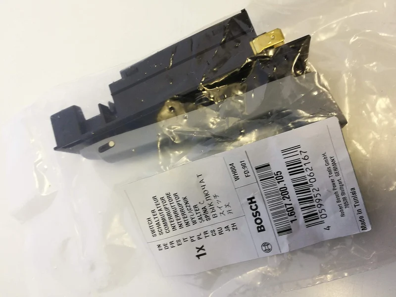 Bosch Schalter 1607200105 zu Winkelschleifer GWS PWS GNS BWS DC230
