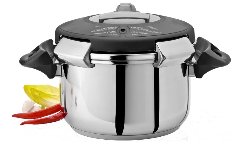 Artame 38308 Ovni Schnellkochtopf aus Edelstahl, 18/10 8 l 8 Liter, 8 Liter