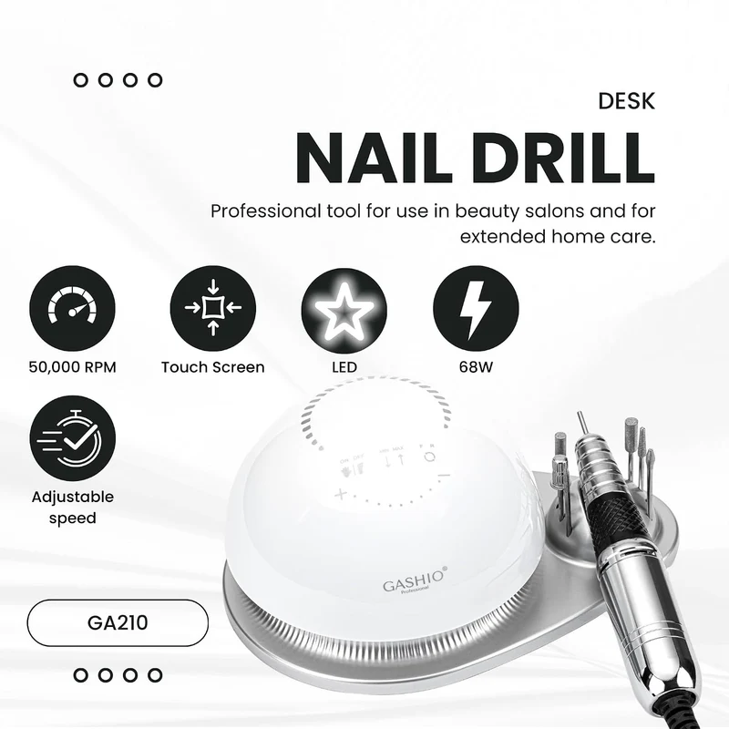 Nagelfräser für Gelnägel | Nail Drill 68W | Elektrische Nagelfeile | Maniküre Pediküre Set Elektrisc