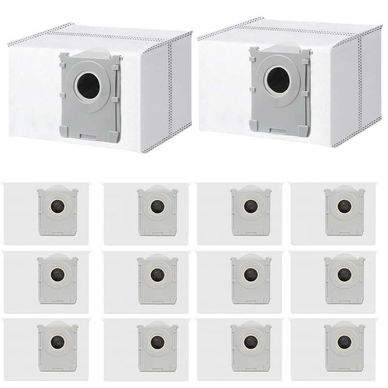 12 Stück Staubbeutel Kompatibel mit Ecovacs Deebot T90 Omni, T90 Pro Omni, X11 Pro Omni, X11 Pro Omn