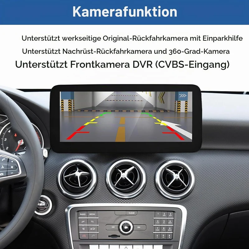 Road Top 12,3 Zoll Autoradio Carplay für Mercedes Benz A CLA GLA Klasse | W176 C117 X117 X156 (2016-