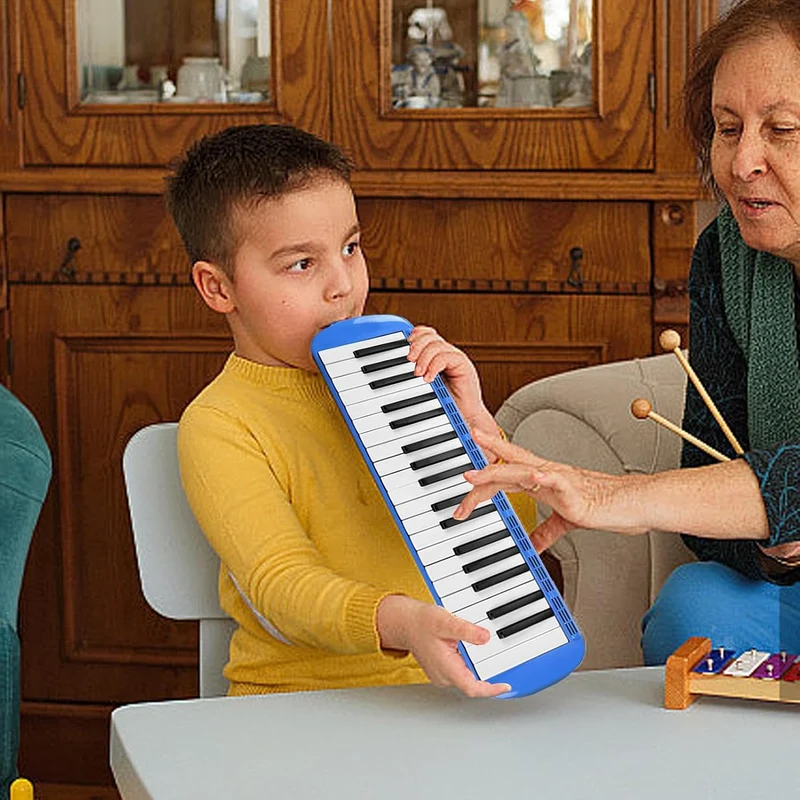 Melodica Pianica Tube, 32 Tasten Melodica | Talk Box Instrument Air Piano Tastatur mit Doppelröhren