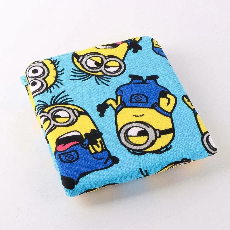 Minions Mikrofaser-Poncho für Kinder für Strand und Pool, aus Mikrofaser, für Jungen, Mädchen, mit K