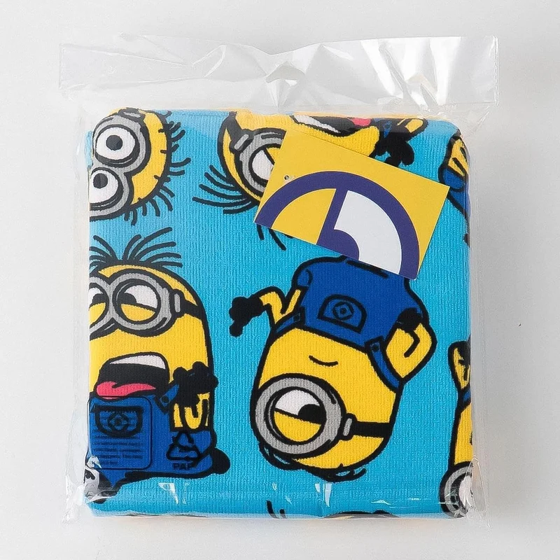 Minions Mikrofaser-Poncho für Kinder für Strand und Pool, aus Mikrofaser, für Jungen, Mädchen, mit K