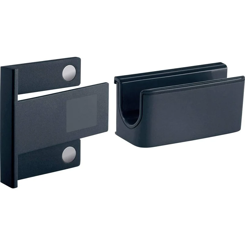 SIGEL GL800 Stiftehalter anthrazit, für Glas-Magnetboards Schwarz/Schiere Freude, Schwarz/Schiere Fr