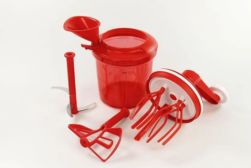TUPPERWARE Chef ERWEITERUNG Extra-Chef 1,35 L + Speedy-Chef Deckel Rührbesen
