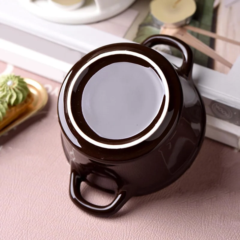 Generisch Fondue Becher | Schmelztopf Mit Gabel,Fondue Tassen Set Für Schmelzende Schokolade,Für Dat