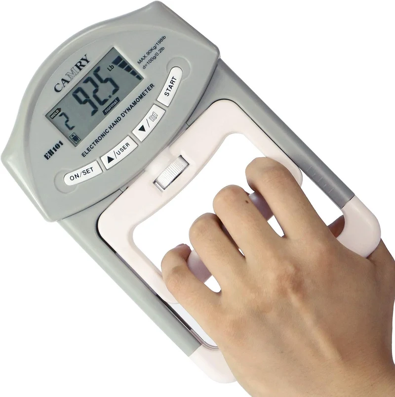 CAMRY Digitales Hand-Dynamometer, Griffstärke-Messgerät, automatische Erfassung der elektronischen H