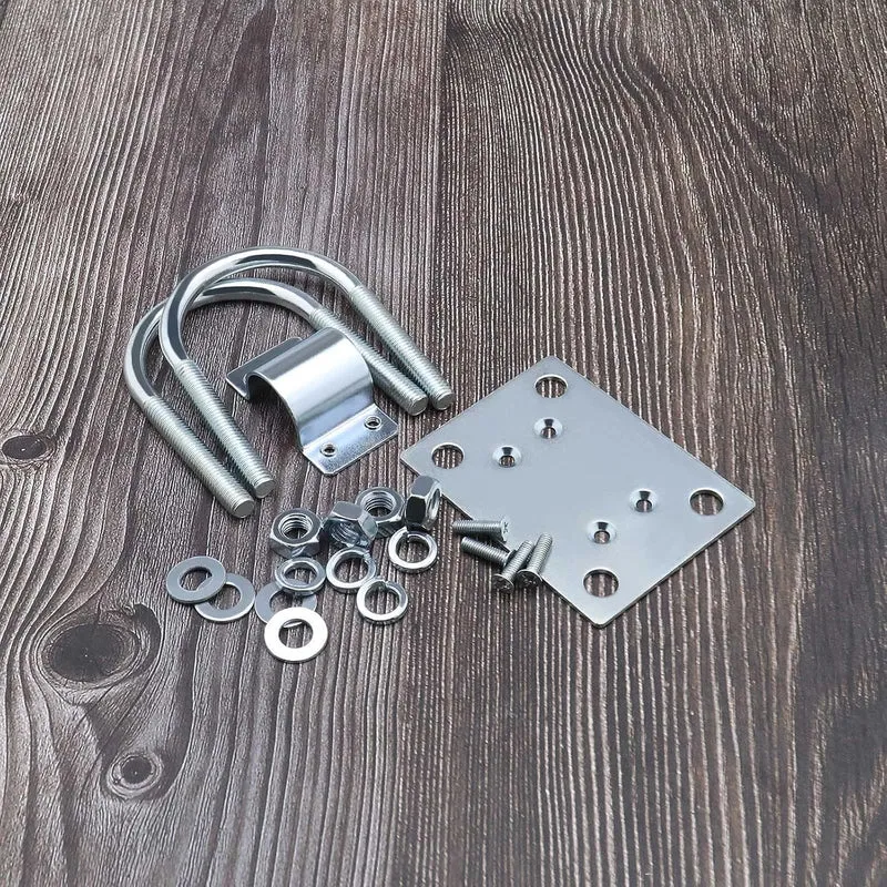 Antennenmastklemme Halterung mit U-Bolzen Klemmplatte Rohrmontage Hardware für Antennen mit einem Au