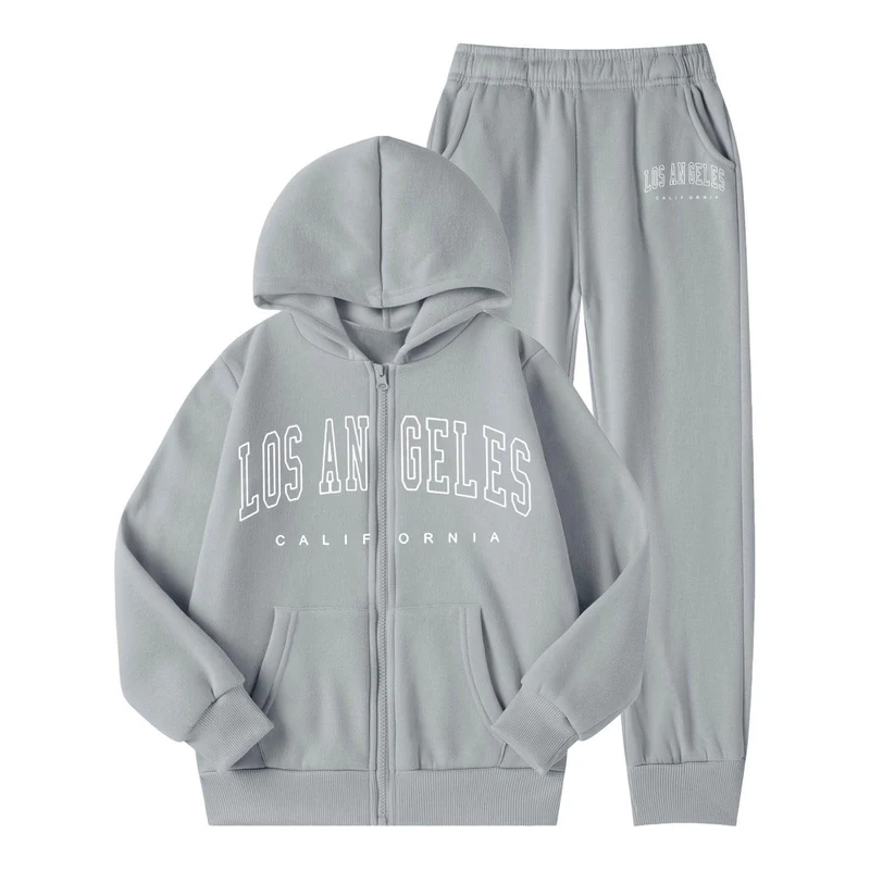 Mädchen Kinder Jungen Mädchen Los Angeles Sweatjacke Mit Kapuze Herbst Sportjacke Kapuzenjacke Overs