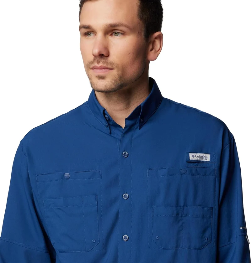Columbia Herren Super Bonehead Classic Langarm Angelshirt XS Carbon, XS Carbon