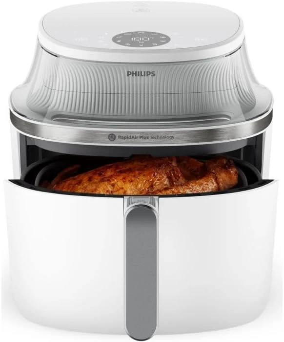 Philips Air Fryer Series 3000 NA331/10, 6.2 l, RapidAir Plus Technology, 1700 W, White