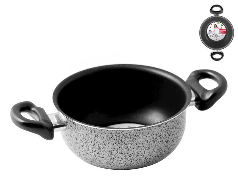 Home Salt Peper Bräter 2 Griffe Antihaft-Salzpfeffer cm 20 Kochtopf, Material, Multicolor, 20 cm 34x