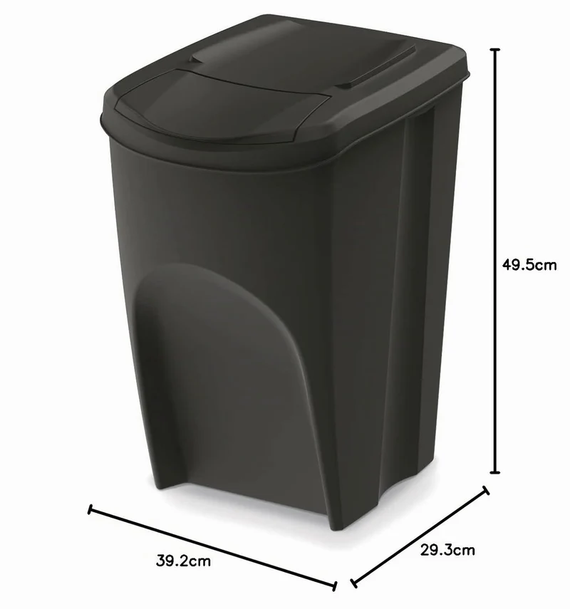 Keden Sortibox Mülltrennsystem 4x35L Set Mülltrennungsbehälter Recycling Recyclingbehälter Abfallsor