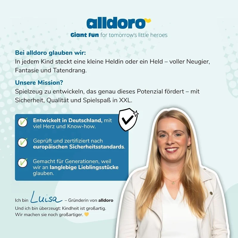 alldoro Party- & Boccia Spieleset Boccia & Dosenwerfen Set, Boccia & Dosenwerfen Set