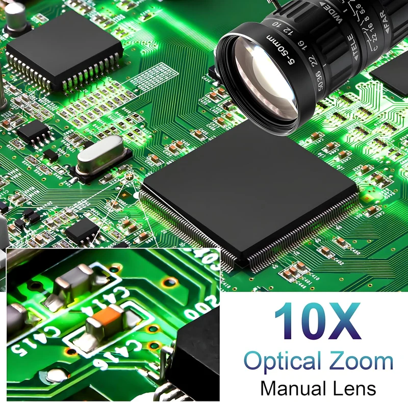 SVPRO 48 MP USB-Kamera mit 5–50 mm Zoomobjektiv, Ultra-High-Definition, 8000 x 6000 Pro, Industrieka