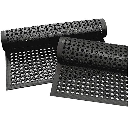 rg-vertrieb rutschfeste Gummimatte 90x150cm mit Rand | Robuste Ringgummimatte für Aussen- und Innenb