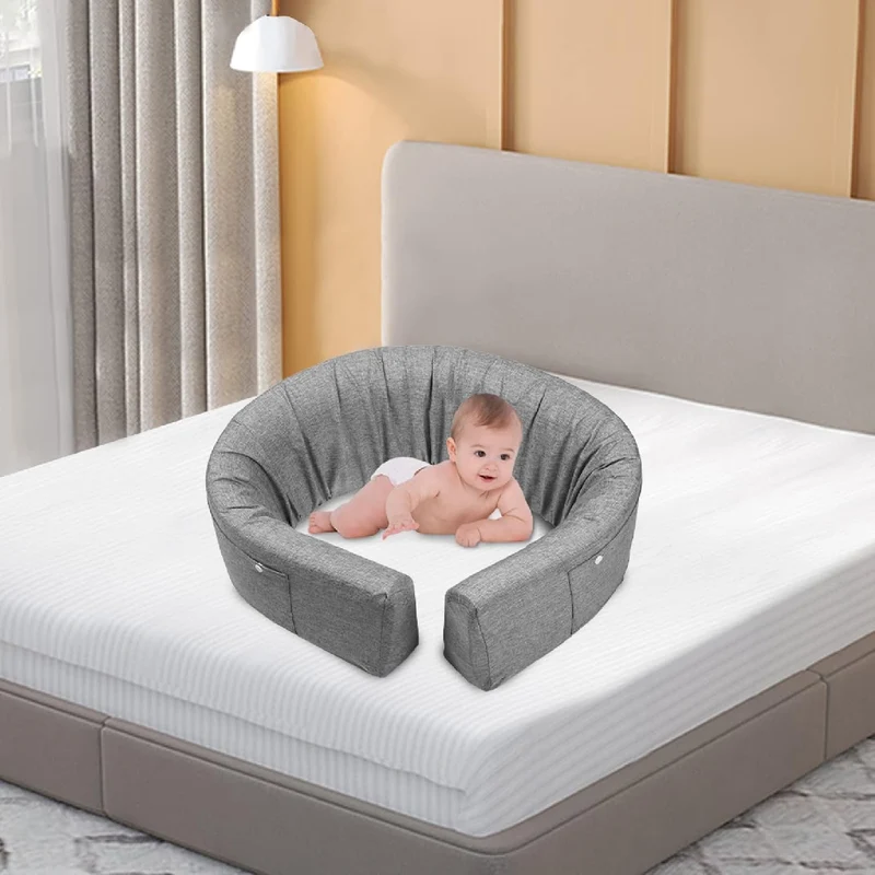 ACXIN Bettgitter Baby Verformbar Bettschutzgitter Rausfallschutz Bett Bettgitter Verstellbare Höhenv