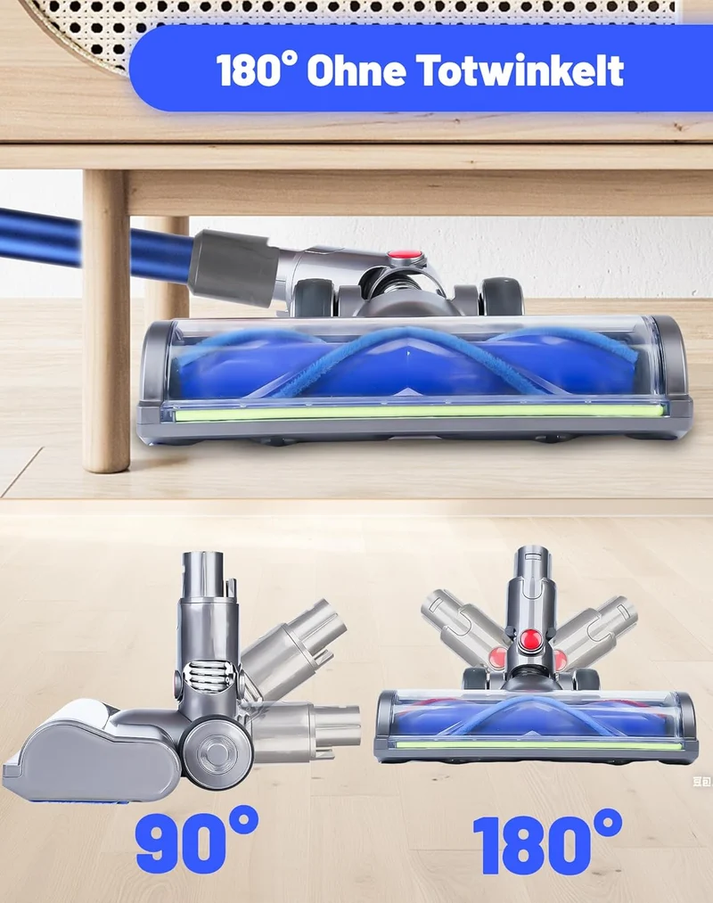 Ersatzbürste für Dyson V6, DC62, DC58, DC59, DC61, DC74, V6 Animal, V6 Fluffy V-Form Ersatzbürste mi